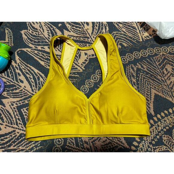 NWT Niyama Sol Chartreuse Eclipse bra yellow mustard activewear yoga sz XS - Picture 4 of 5